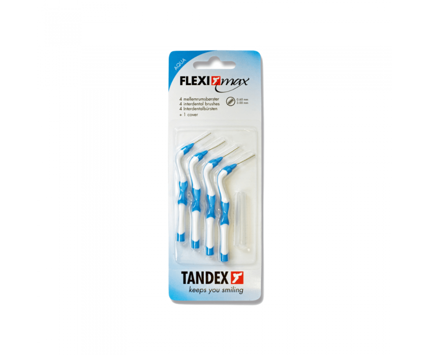 Tandex Flexi Max 4'lü Arayüz Fırçası 0,6 mm - Aqua 