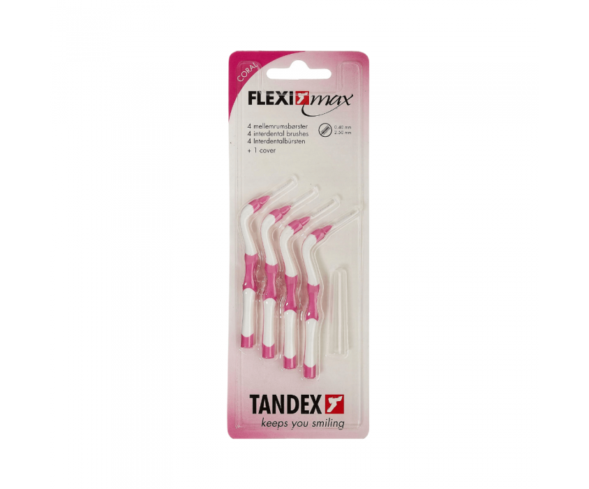 Tandex Flexi Max 4'lü Arayüz Fırçası 0,4 mm - Coral