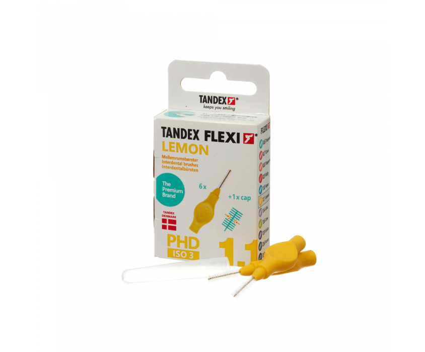 Tandex Flexi 6'lı Arayüz Fırçası 0.7 mm - Lemon