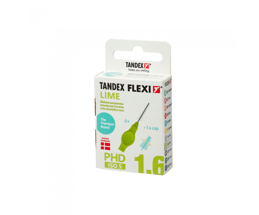 Tandex Flexi 6'lı Arayüz Fırçası 1.0mm - Lime
