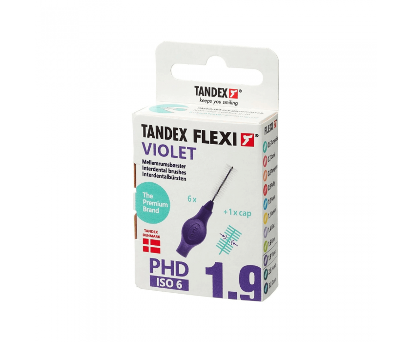 Tandex Flexi 6'lı Arayüz Fırçası 1.20mm - Violet