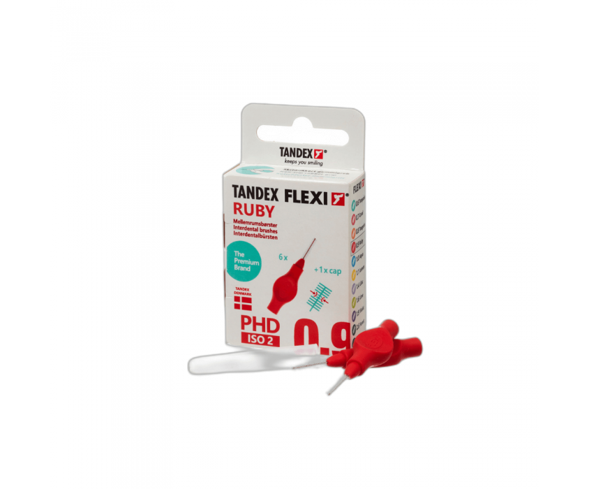 Tandex Flexi 6'lı Arayüz Fırçası 0.5mm - Ruby