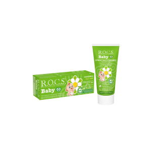 Rocs Baby Papatya Özlü Dis Macunu 0-3 Yas 35 ml