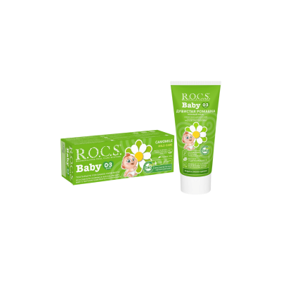 Rocs Baby Papatya Özlü Dis Macunu 0-3 Yas 35 ml