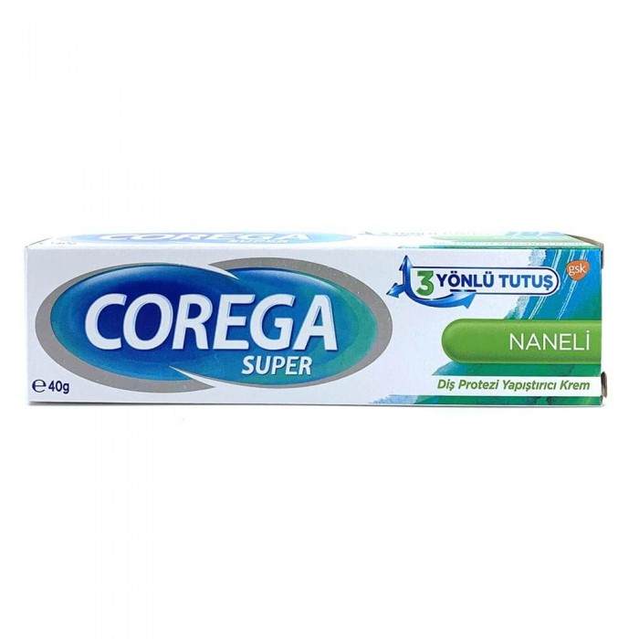 Corega Super Protez Yapıştırıcı Krem Naneli 40 gr Corega Super Protez Yapıştırıcı Krem Naneli 40 gr