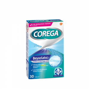 Corega Diş Protezi Beyazlatıcı Temizleyici 30 Tablet