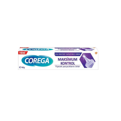 Corega Maksimum Kontrol Protez Yapıştırıcı Krem 40 gr