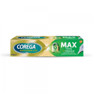 Corega Max Tutuş Ferahlık Diş Protezi Yapıştırıcı 40 gr