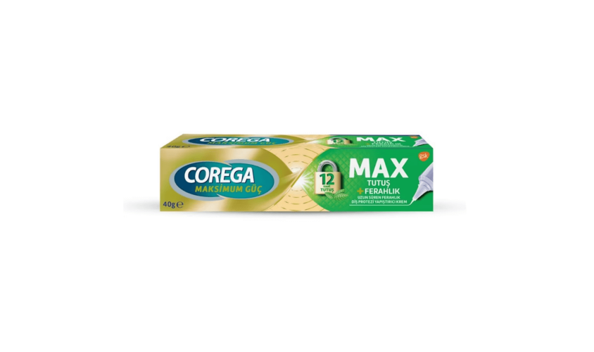 Corega Max Tutuş Ferahlık Diş Protezi Yapıştırıcı 40 gr