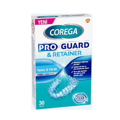 Corega Proguard & Retainer 30'lu Temizleyici Tablet