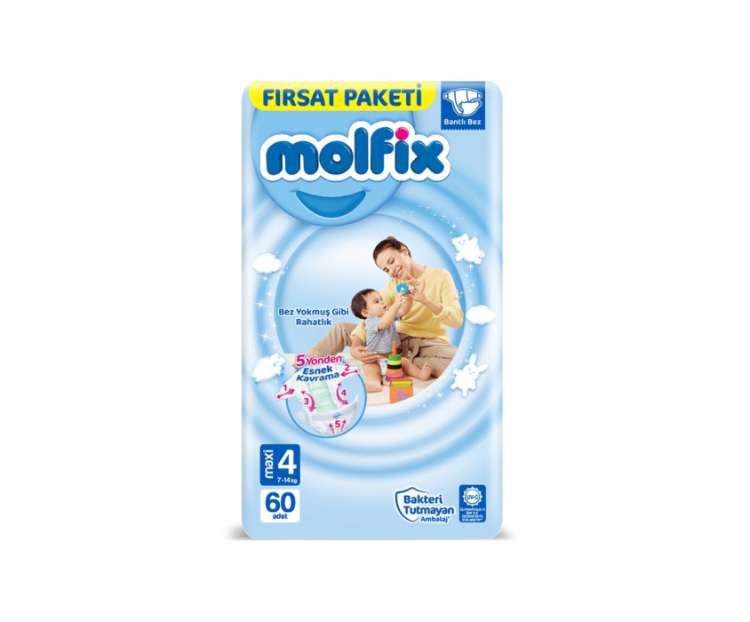 Molfix Fırsat Paketi Maxi No:4 60'lı