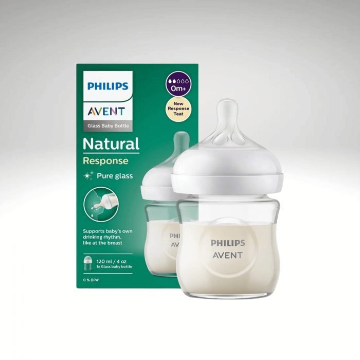 Philips Avent SCY930/01 0+ Ay Doğal Tepkili Natural Cam Biberon 120 ml Philips Avent SCY930/01 0+ Ay Doğal Tepkili Natural Cam Biberon 120 ml
