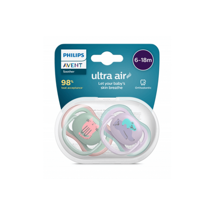Philips Avent SCF223/03 Ultra Soft Emzik 6-18 Ay 2'li Erkek