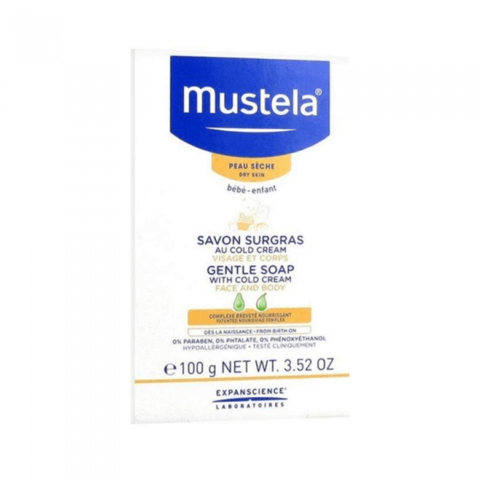 Mustela Cold Cream İçeren Besleyici Sabun 100 gr Mustela Cold Cream İçeren Besleyici Sabun 100 gr