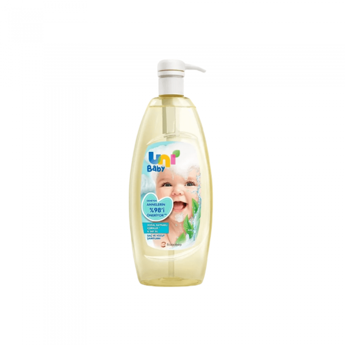 Uni Baby Bebek Saç ve Vücut Şampuanı 500 ml Uni Baby Bebek Saç ve Vücut Şampuanı 500 ml