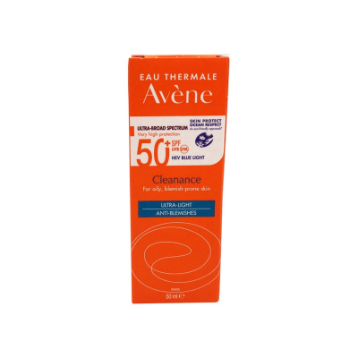 Avene Solaire Cleanance SPF 50+ Yağlı Ciltler için Güneş Koruyucu 50 ml