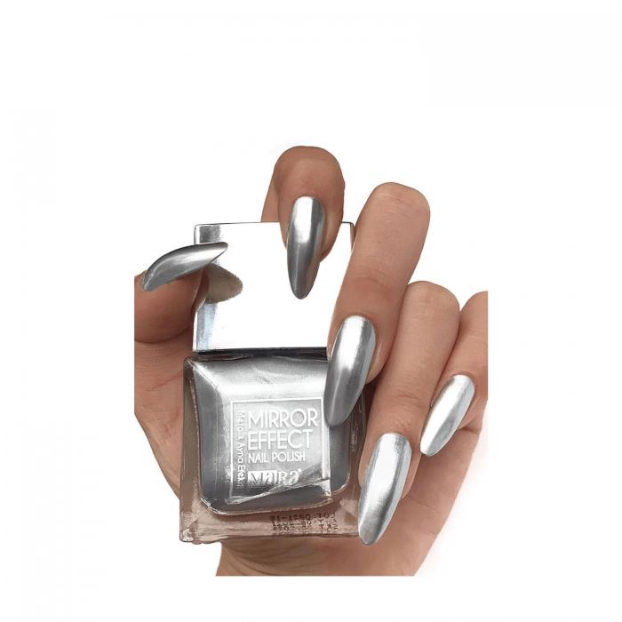 Mara Mirror Effect Gümüş Metalik Ayna Efektli Oje 15 ml