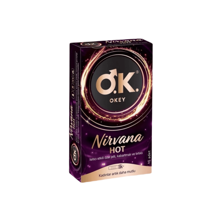 Okey Nirvana Hot Prezervatif 10'lu Okey Nirvana Hot Prezervatif 10'lu