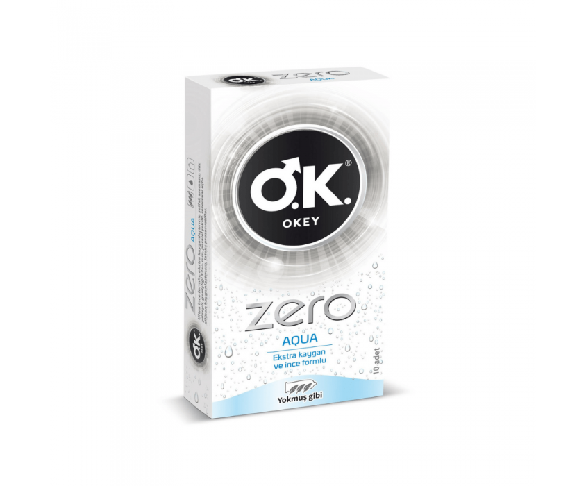 Okey Zero Aqua Prezervatif 10'lu