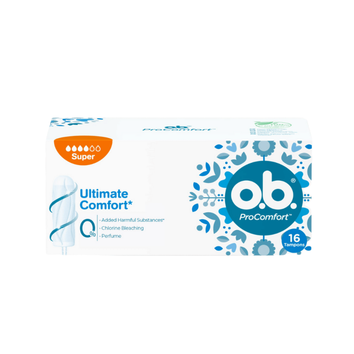 O.B. ProComfort Tampon Süper 16'lı