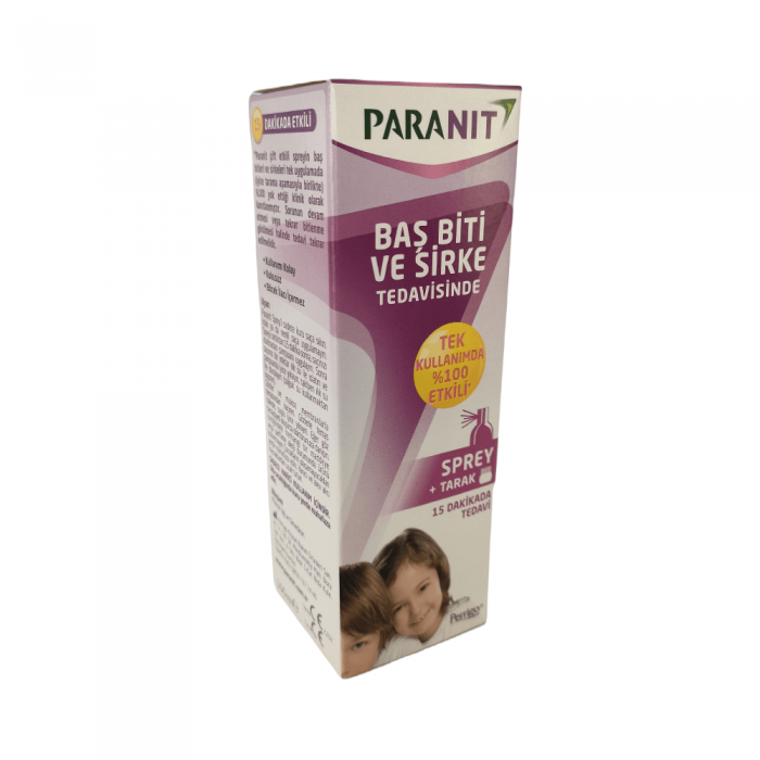 Paranit Baş Biti ve Sirke Spreyi 100 ml Paranit Baş Biti ve Sirke Spreyi 100 ml