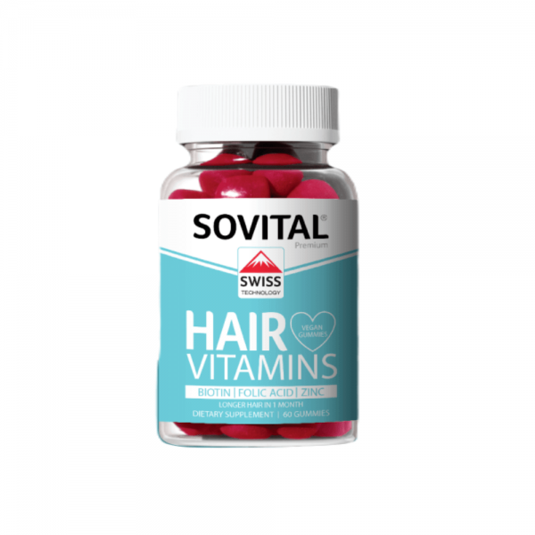 Sovital Hair Vegan Gummy Saç Vitamini 60 Adet