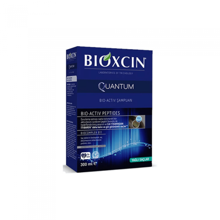 Bioxcin Quantum Yağlı Saçlar İçin Şampuan 300 ml Bioxcin Quantum Yağlı Saçlar İçin Şampuan 300 ml