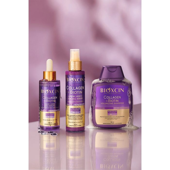 Bioxcin Collagen & Biotin Ekstra Hacim Şampuanı 3 X 300 ml 3 Al 2 Öde