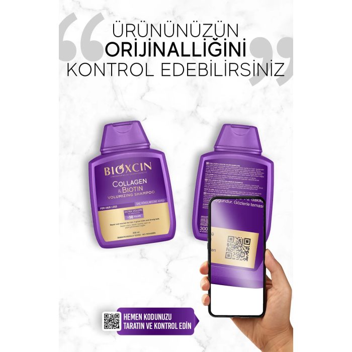 Bioxcin Collagen & Biotin Ekstra Hacim Şampuanı 3 X 300 ml 3 Al 2 Öde