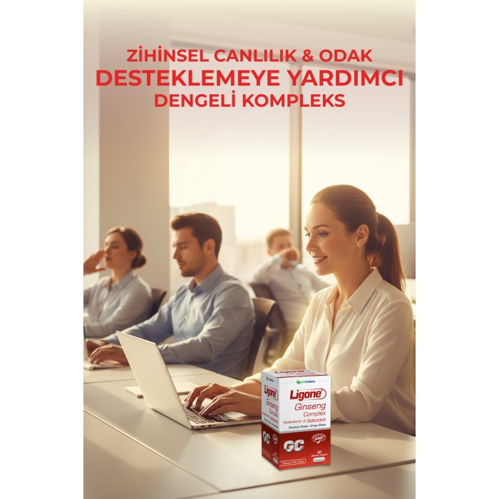 Ligone Ginseng Complex 30 Bitkisel Kapsül