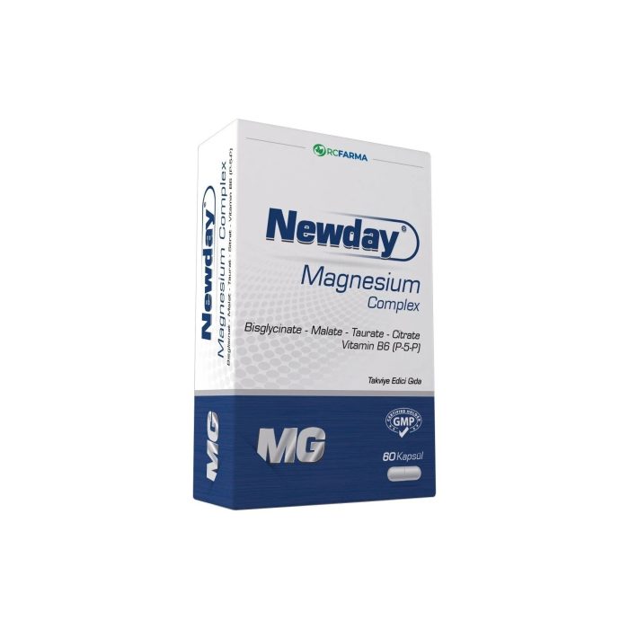 Newday Magnezyum Complex 60 Kapsül Newday Magnezyum Complex 60 Kapsül