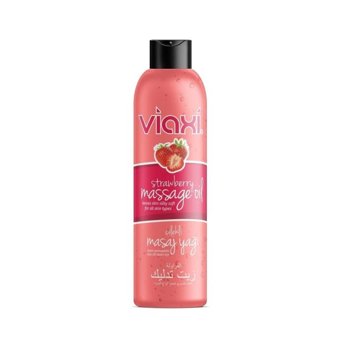 Viaxi Masaj Yağı Çilek Aromalı 177 ml
