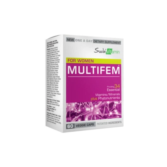 Suda Vitamin Multifem Multivitamin 60 Kapsül