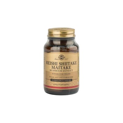 Solgar Reishi Shiitake Maitake Mushroom Extract 50 Bitkisel Kapsül