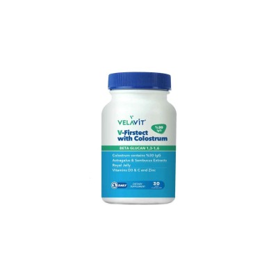 Velavit V-Firstect with Colostrum 30 Kapsül