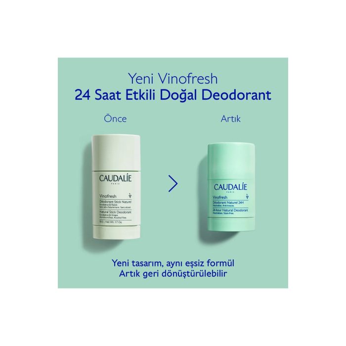 Caudalie Vinofresh Doğal Stick Deodorant 50 gr