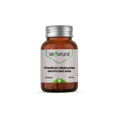 Venatura Vitamin B2 Riboflavin 100 mg 100 Kapsül