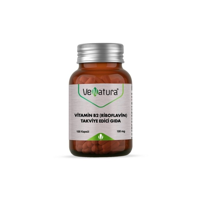 Venatura Vitamin B2 Riboflavin 100 mg 100 Kapsül
