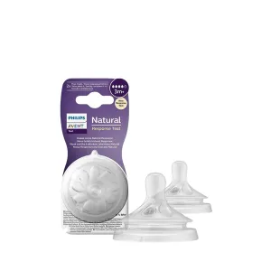 Philips Avent SCY964/02 Natural Response No:4 3 Ay+ 2'li Biberon Emziği