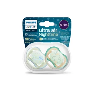 Philips Avent SCF376/18 Ultra Air Night Time 0-6 Ay+ 2'li Emzik