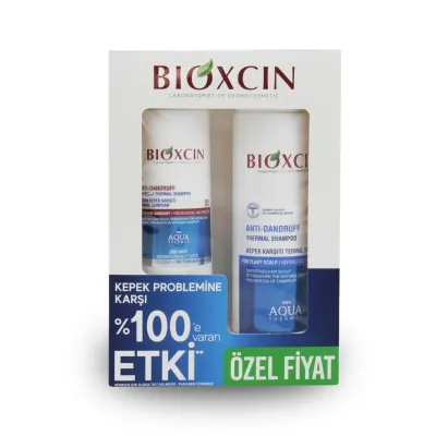 Bioxcin Aqua Thermal Kepek Karşı Etkili Şampuan Seti 200 ml + 300 ml