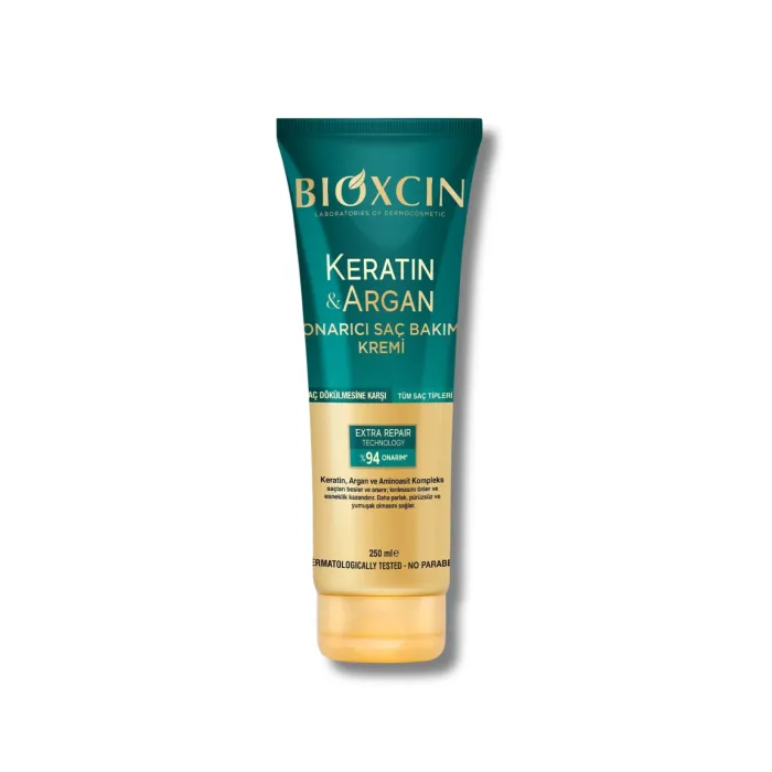 Bioxcin Keratin ve Argan Bariyer Onarıcı Saç Bakım Kremi 250 ml