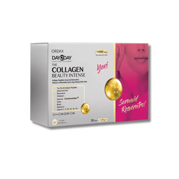 Day2Day The Collagen Beauty Intense Çilek Aromalı 30 Saşe Day2Day The Collagen Beauty Intense Çilek Aromalı 30 Saşe