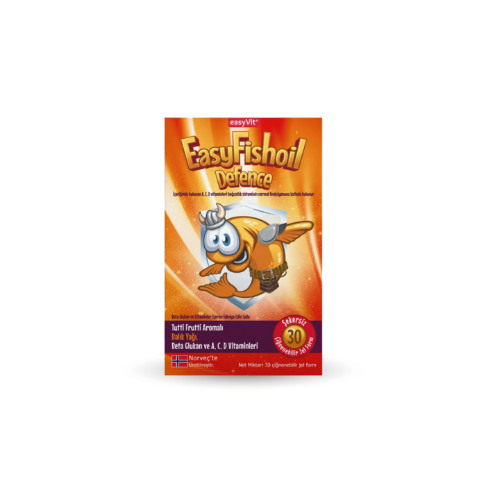 EasyFishoil Defence Çiğnenebilir 30 Jel Form