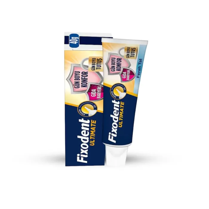 Fixodent Ultimate Ferah Tat Diş Protez Yapıştırıcı Krem 40 gr