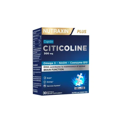 Nutraxin Citicoline 300 mg 30 Kapsül
