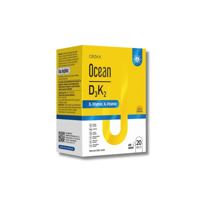 Orzax Ocean D3K2 Vitamin Damla 20 ml