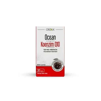 Orzax Ocean Koenzim Q10 100 mg 30 Kapsül