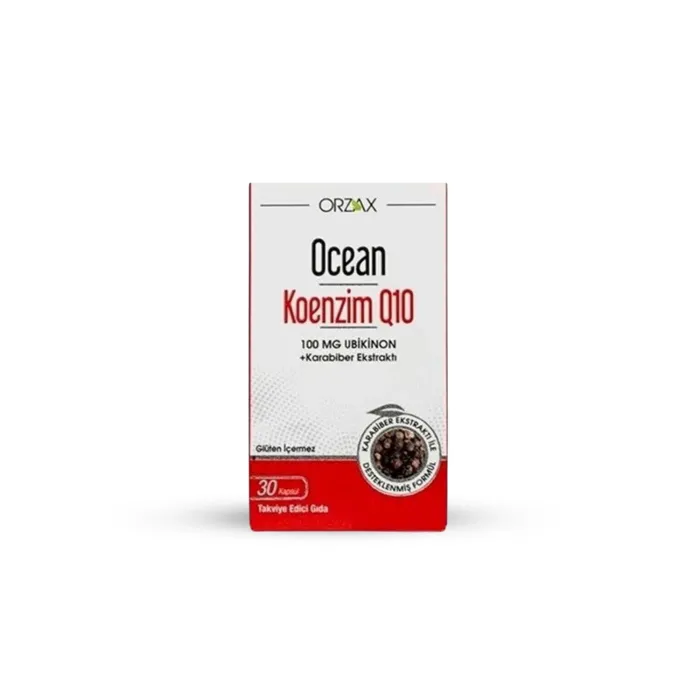 Orzax Ocean Koenzim Q10 100 mg 30 Kapsül