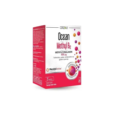 Orzax Ocean Methyl B12 500 mcg 5 ml Sprey